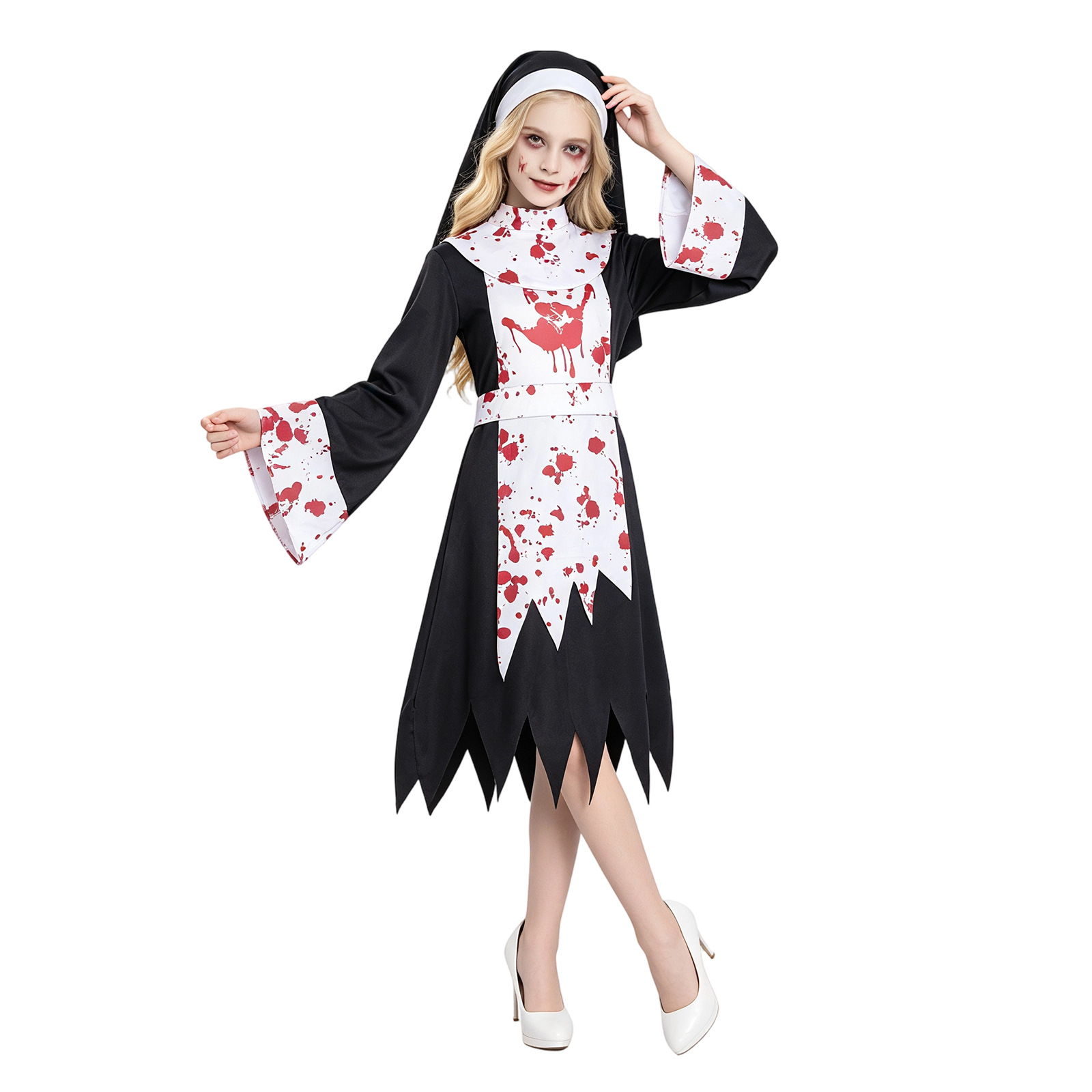 Women Kids Halloween Scary Dar - Bathrobe recension och pris